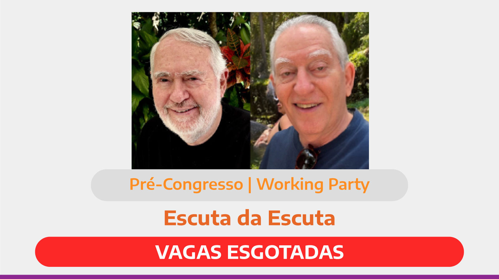 Escuta da Escuta – Vagas esgotadas