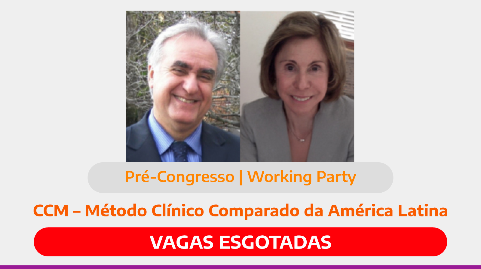 Outro Working Party com vagas esgotadas no pré-congresso!