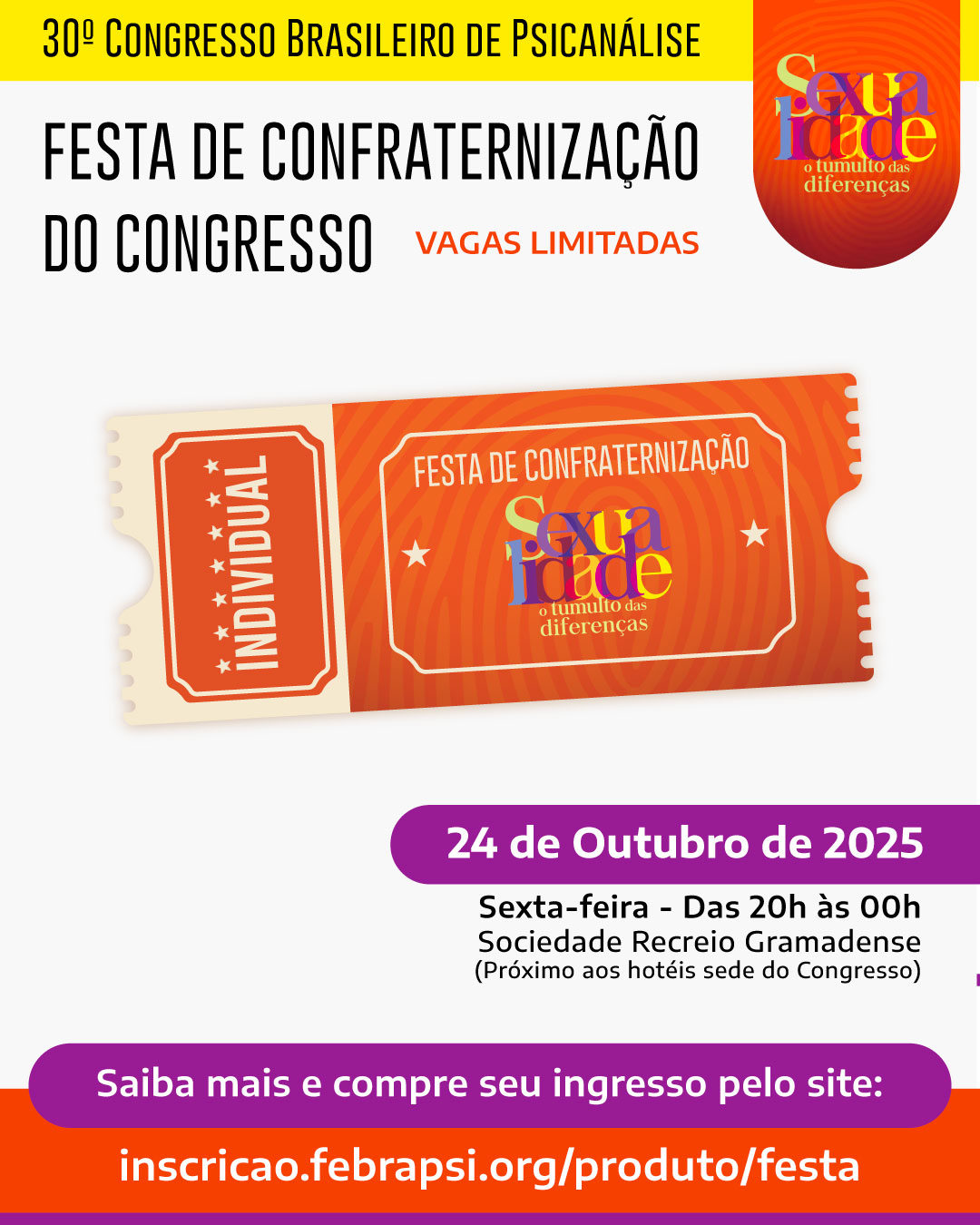 30º Congresso Brasileiro de Psicanálise - FEBRAPSI 30º Congresso Brasileiro de Psicanálise - FEBRAPSI