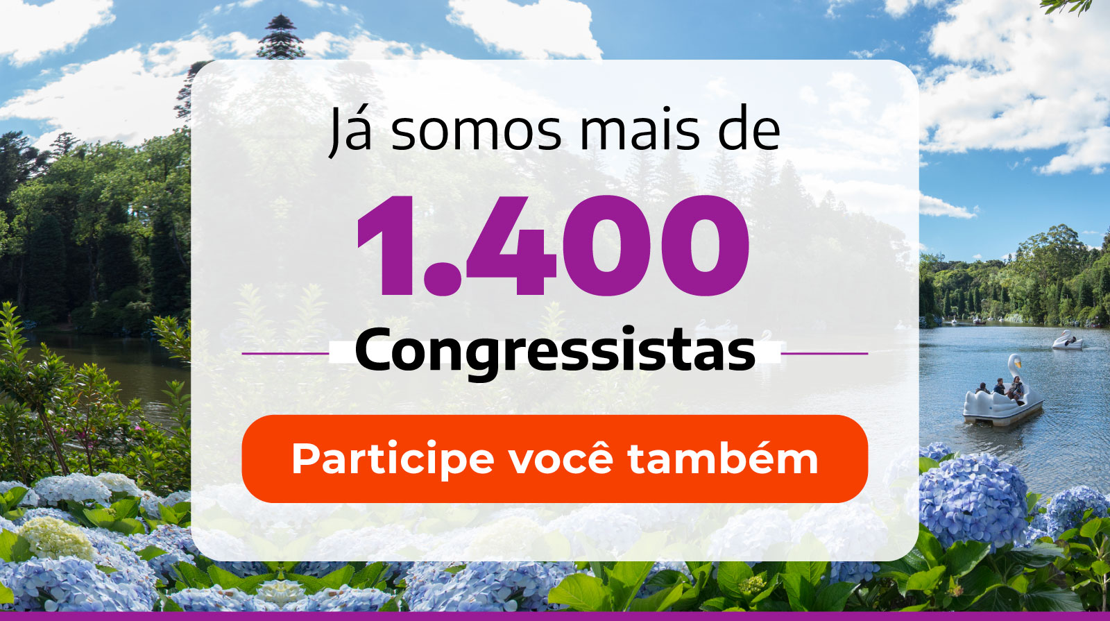 Garanta sua participação!