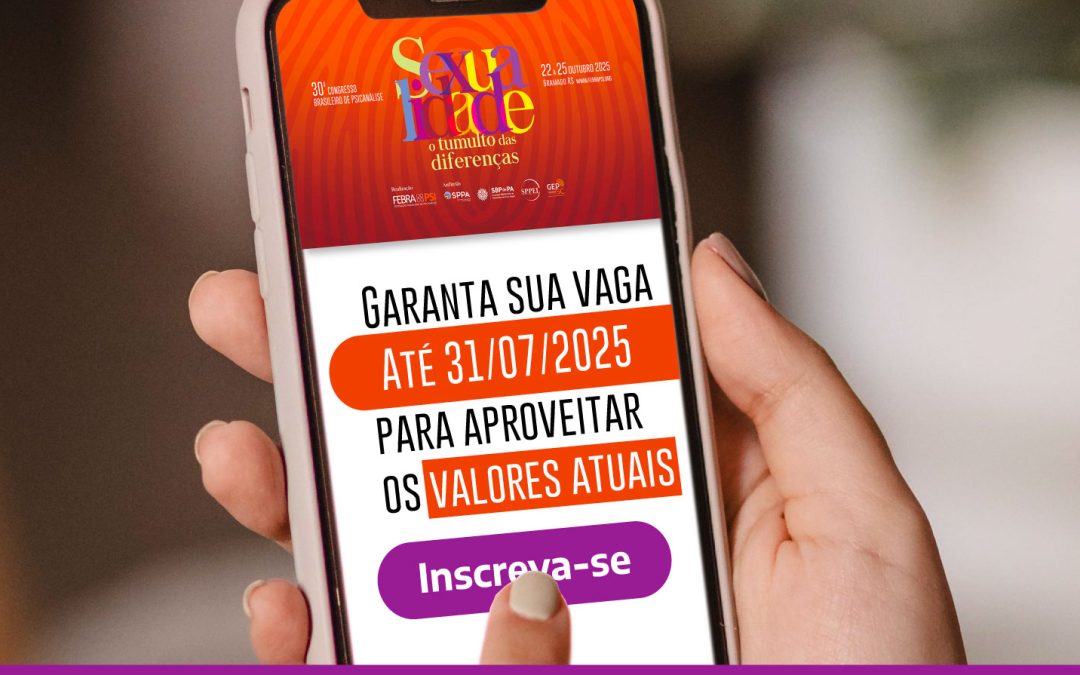 Últimas vagas para o congresso