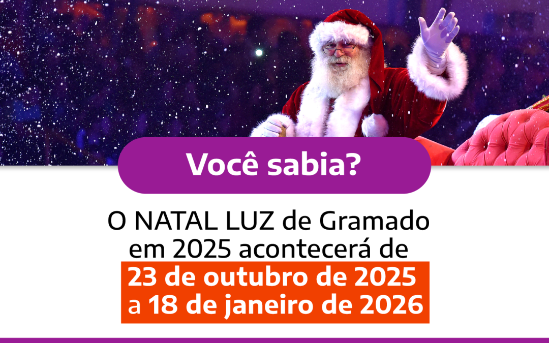 Te aguardamos em Gramado para o Congresso, durante o Natal Luz.