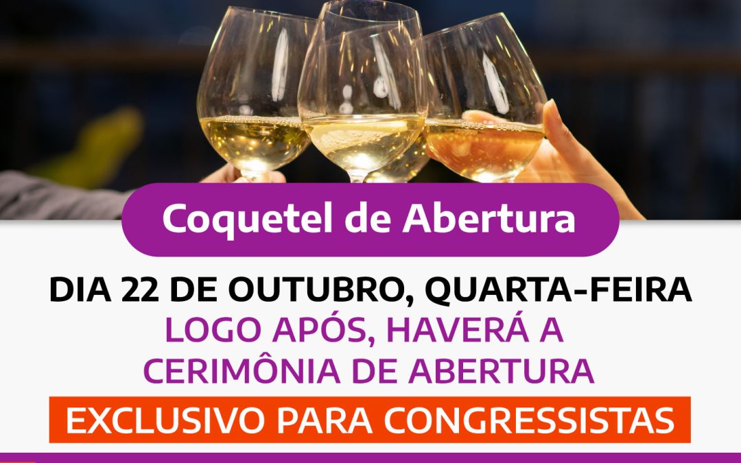 Vamos iniciar o Congresso em grande estilo