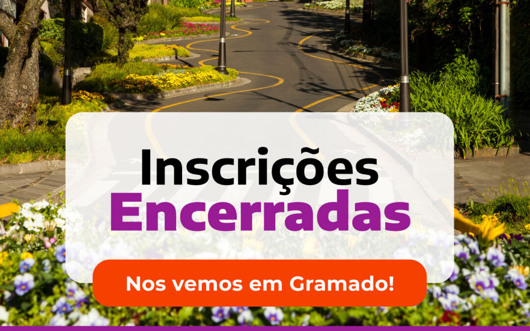 INSCRIÇÕES ENCERRADAS – 30º CBP