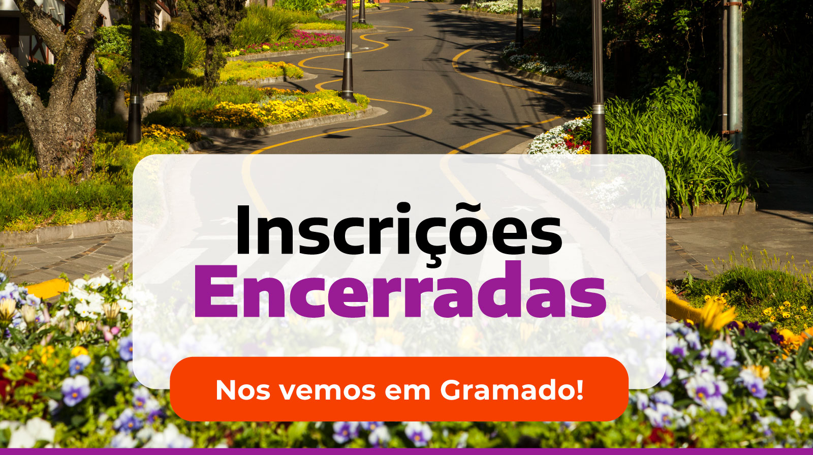 INSCRIÇÕES ENCERRADAS – 30º CBP