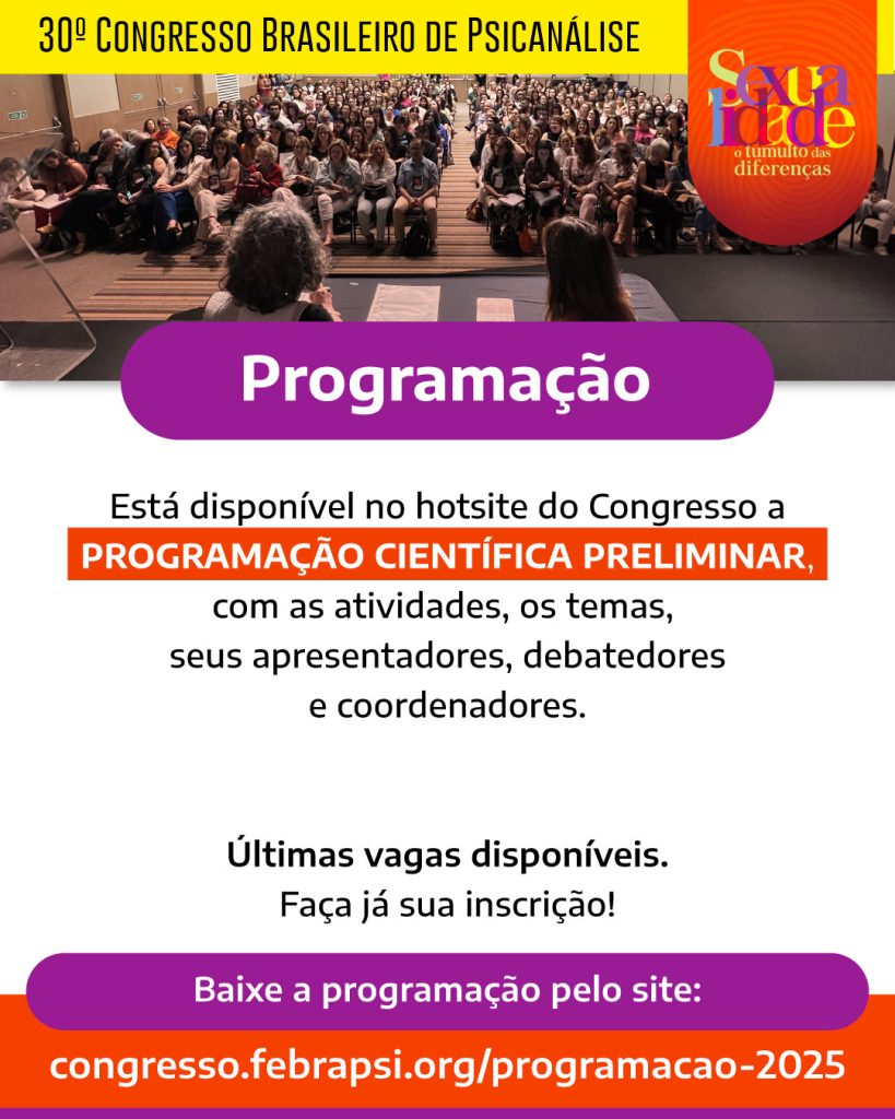 30º Congresso Brasileiro de Psicanálise - FEBRAPSI