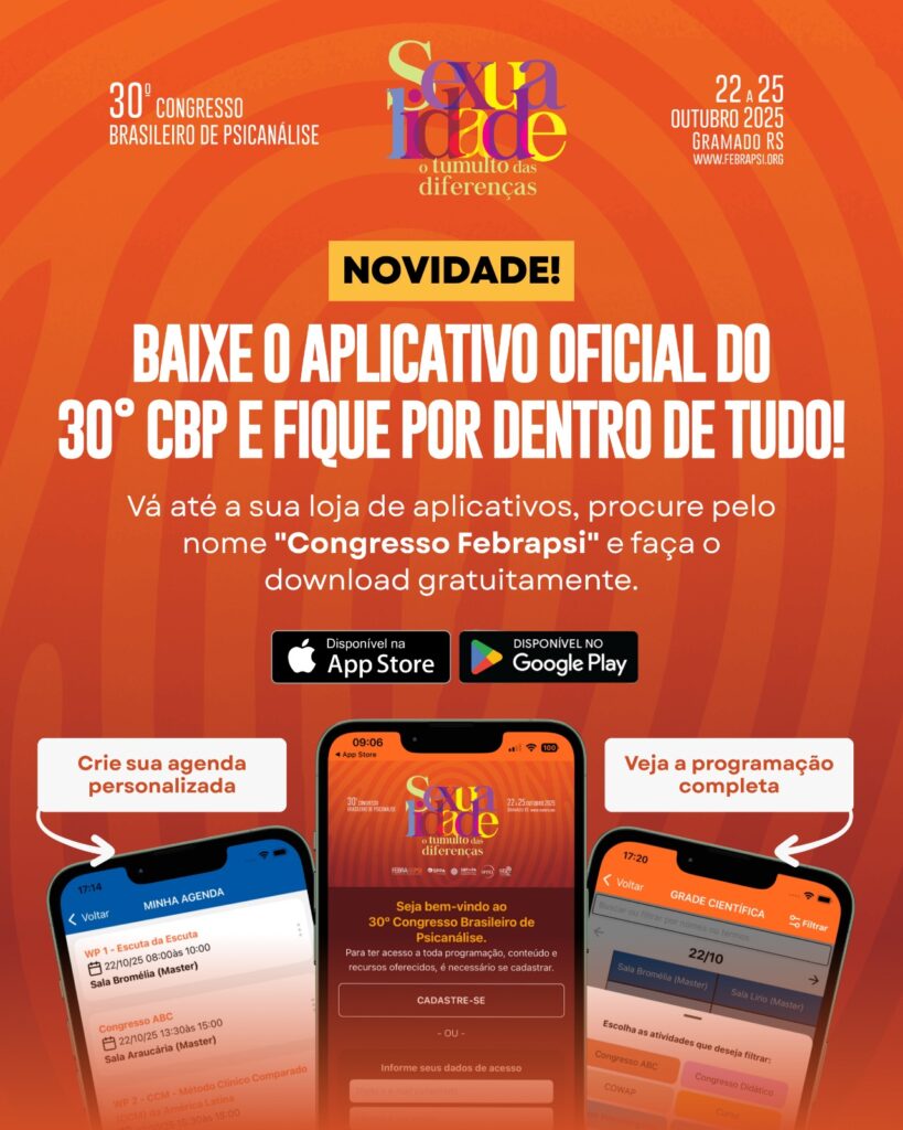 30º Congresso Brasileiro de Psicanálise - FEBRAPSI