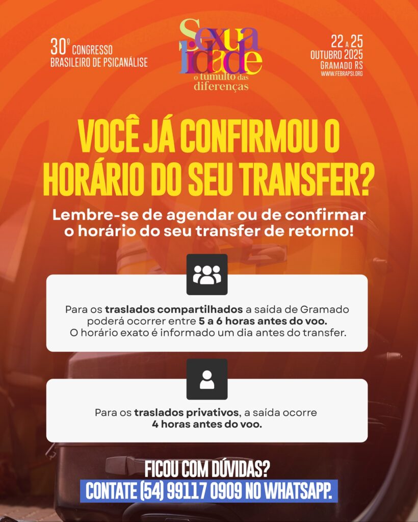 30º Congresso Brasileiro de Psicanálise - FEBRAPSI