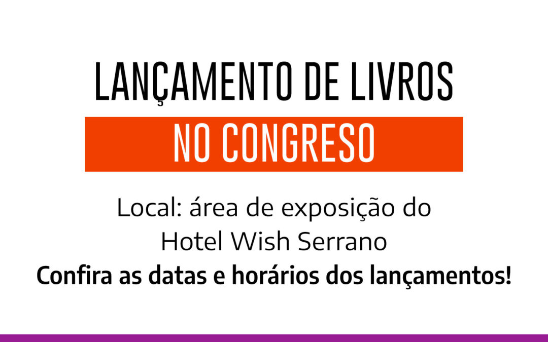 LANÇAMENTO DE LIVROS