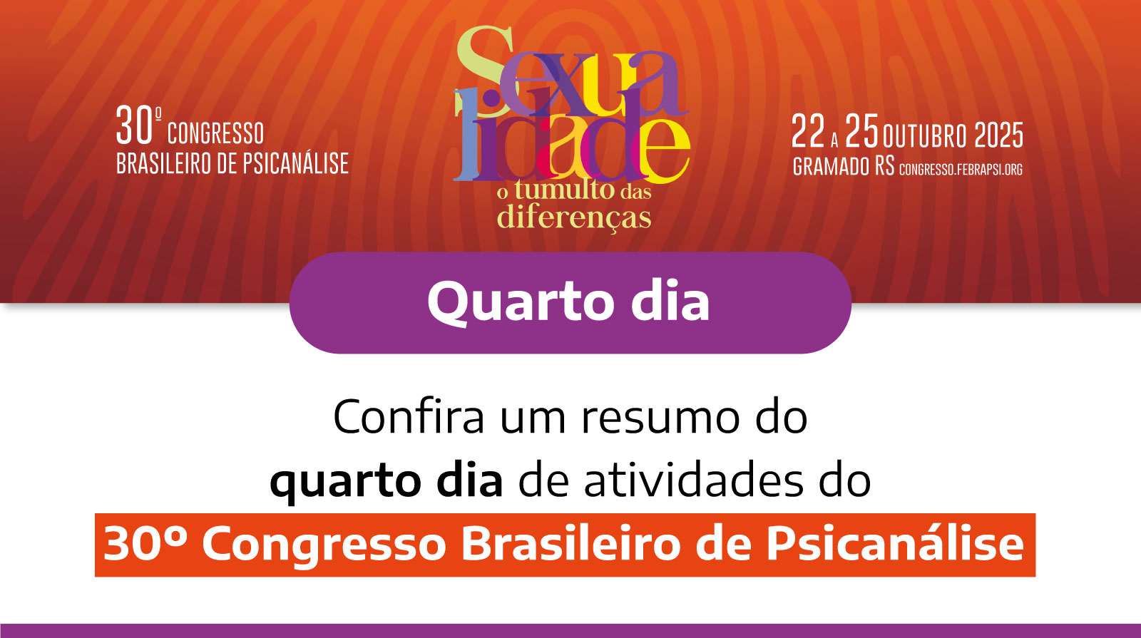 Resumo do quarto dia