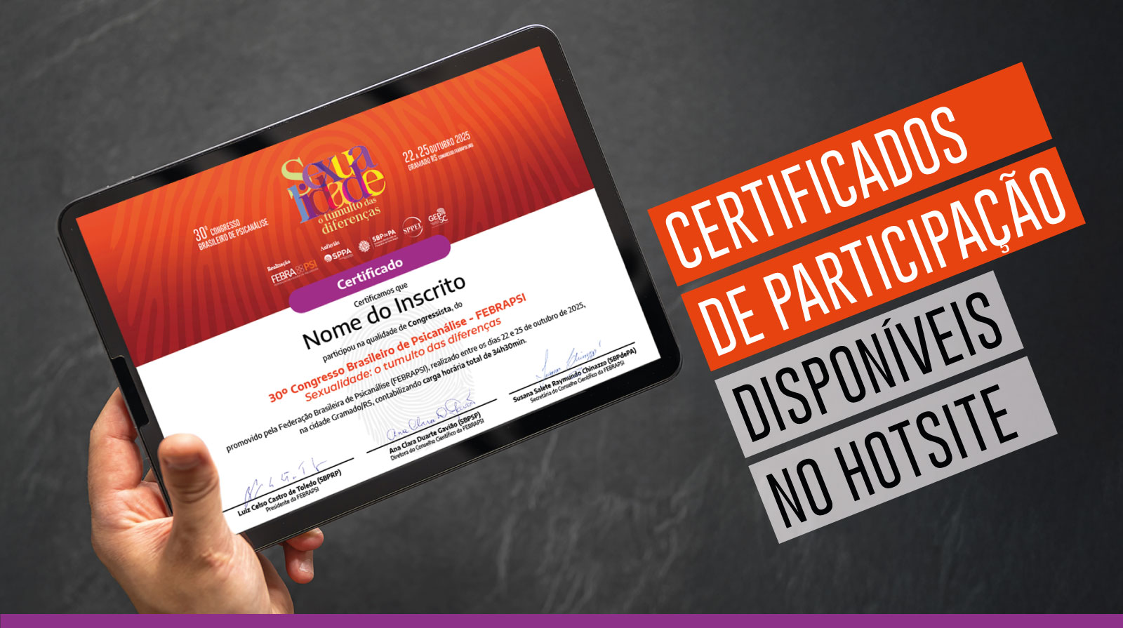 30º Congresso Brasileiro de Psicanálise - FEBRAPSI