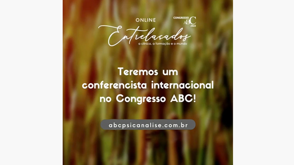 Conferencista Internacional no Congresso ABC